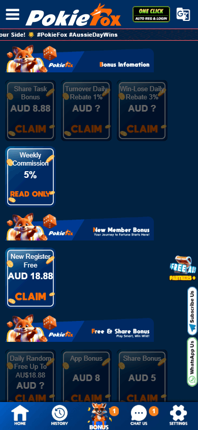 PokieFox_Casino_promotions_mobile
