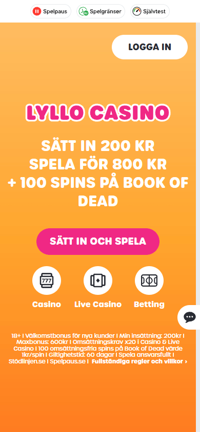 lyllo_casino_homepage_mobile