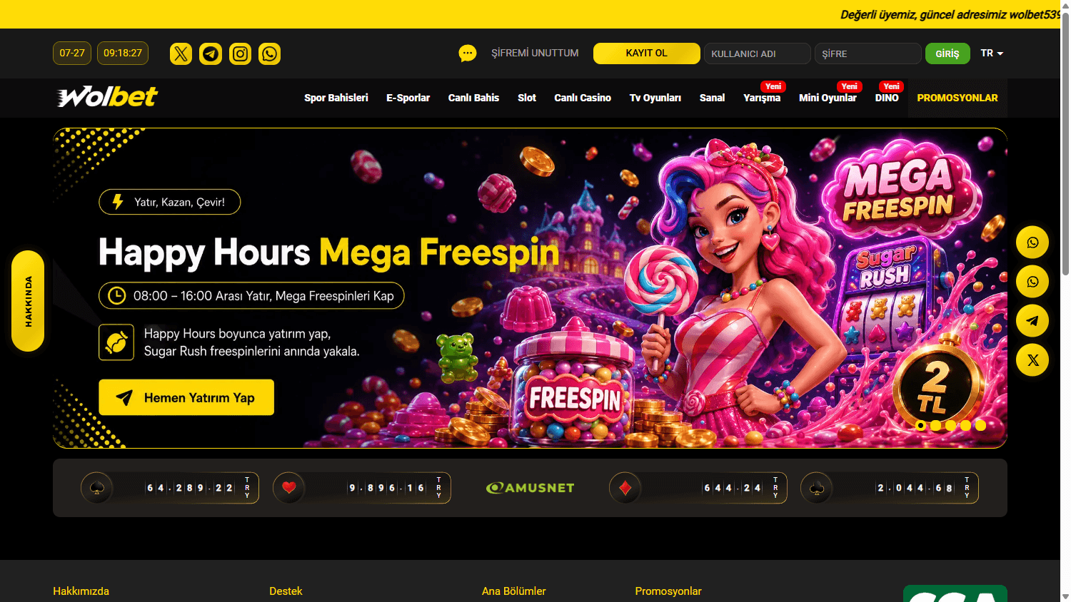 wolbet_casino_homepage_desktop