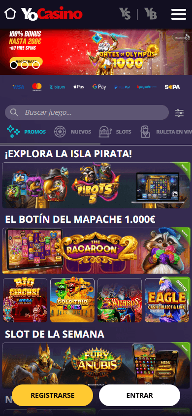 YoCasino_homepage_mobile