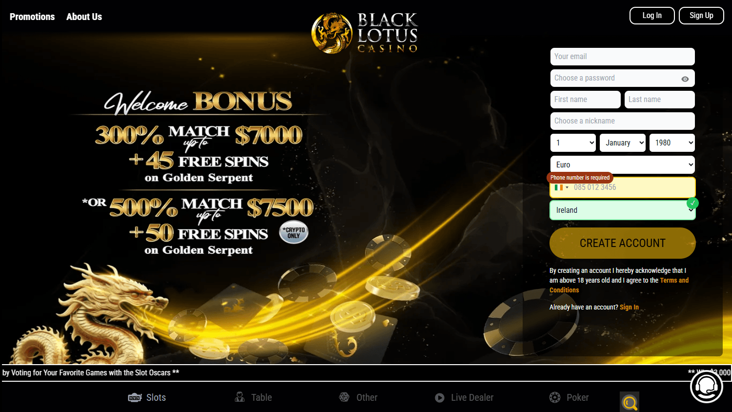 Black_Lotus_Casino_homepage_desktop