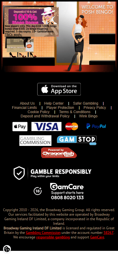 Posh_Bingo_Casino_homepage_mobile