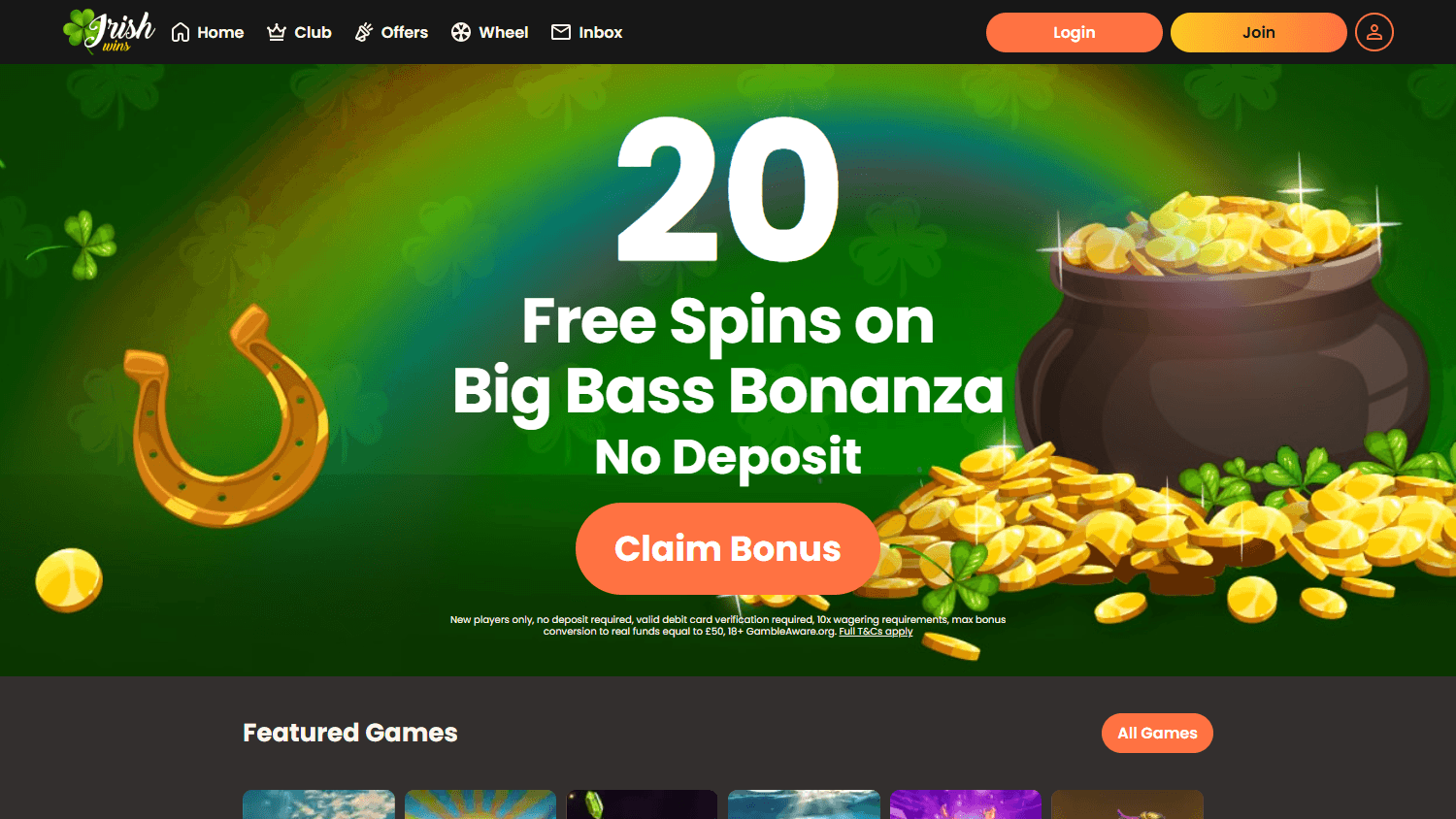 Irish_Wins_Casino_homepage_desktop