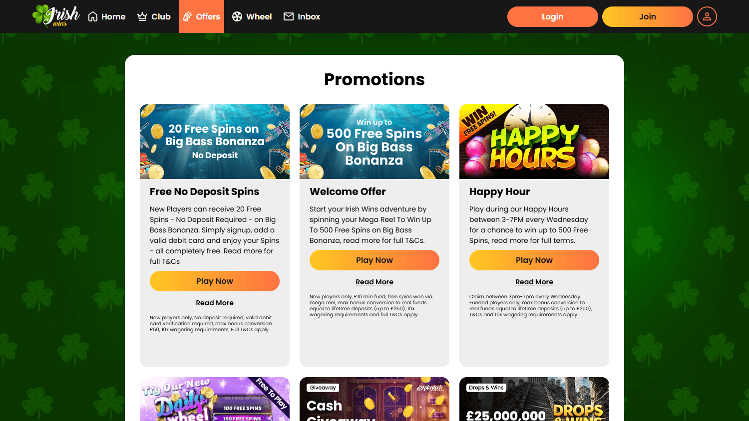 Irish_Wins_Casino_promotions_desktop