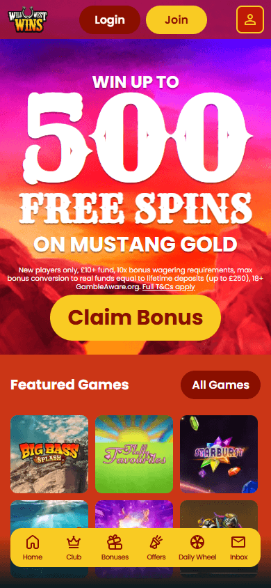 Wild_West_Wins_Casino_homepage_mobile