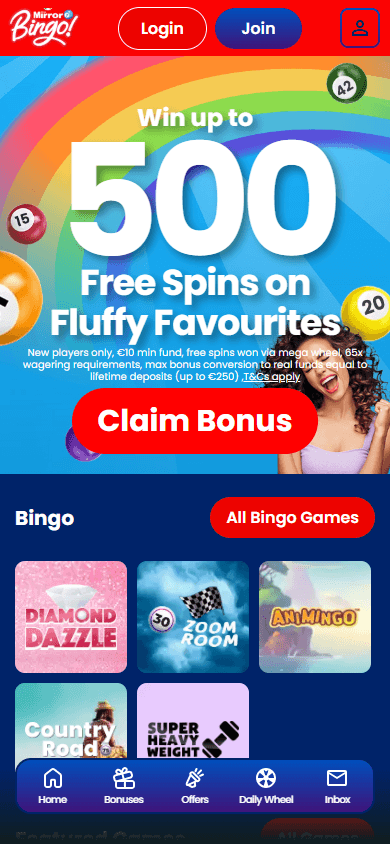 Mirror_Bingo_Casino_IE_homepage_mobile