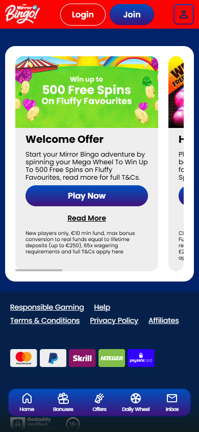 Mirror_Bingo_Casino_IE_promotions_mobile