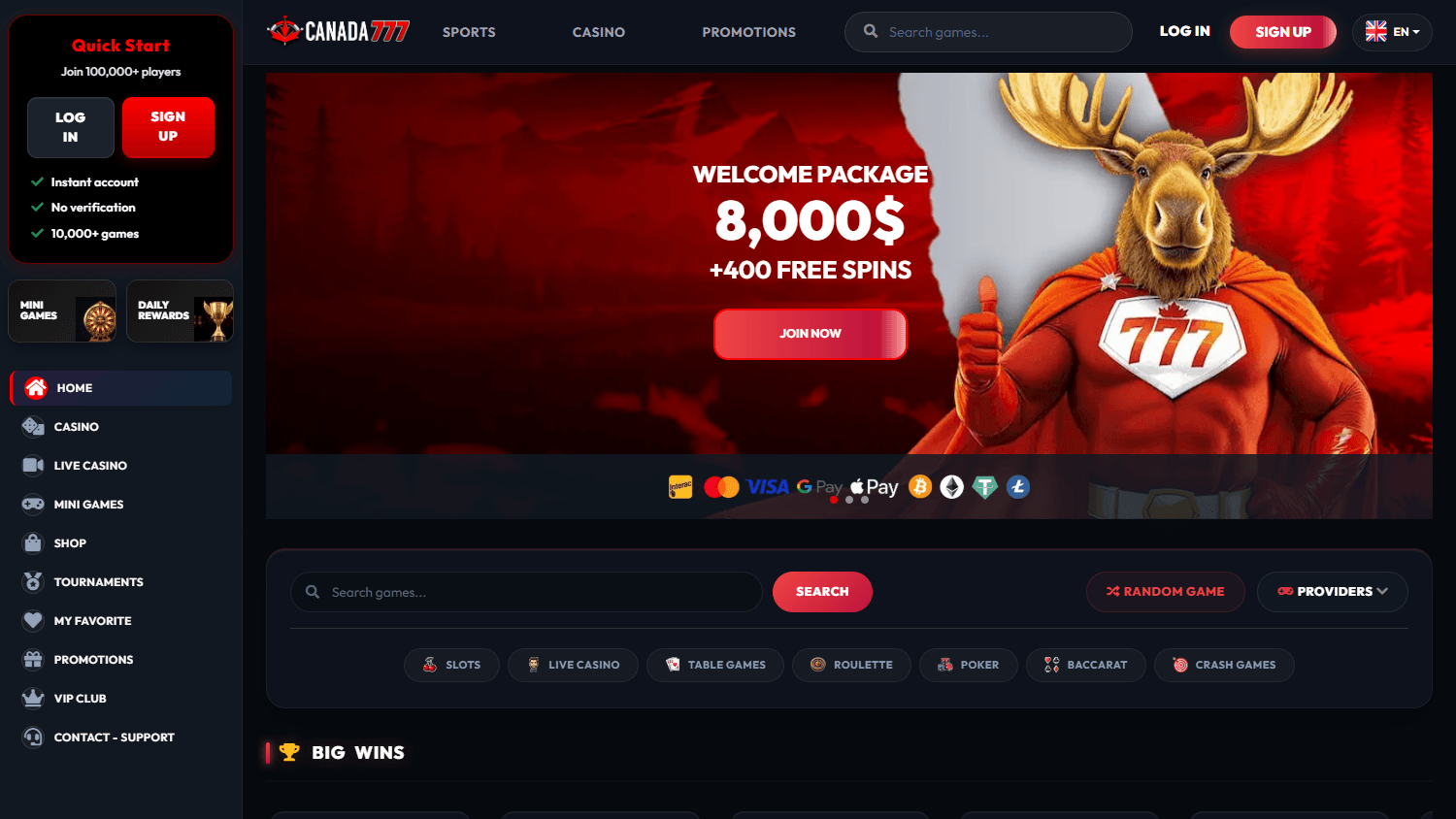 Canada777_Casino_homepage_desktop