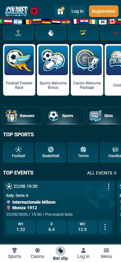 ColdBet_Casino_homepage_mobile