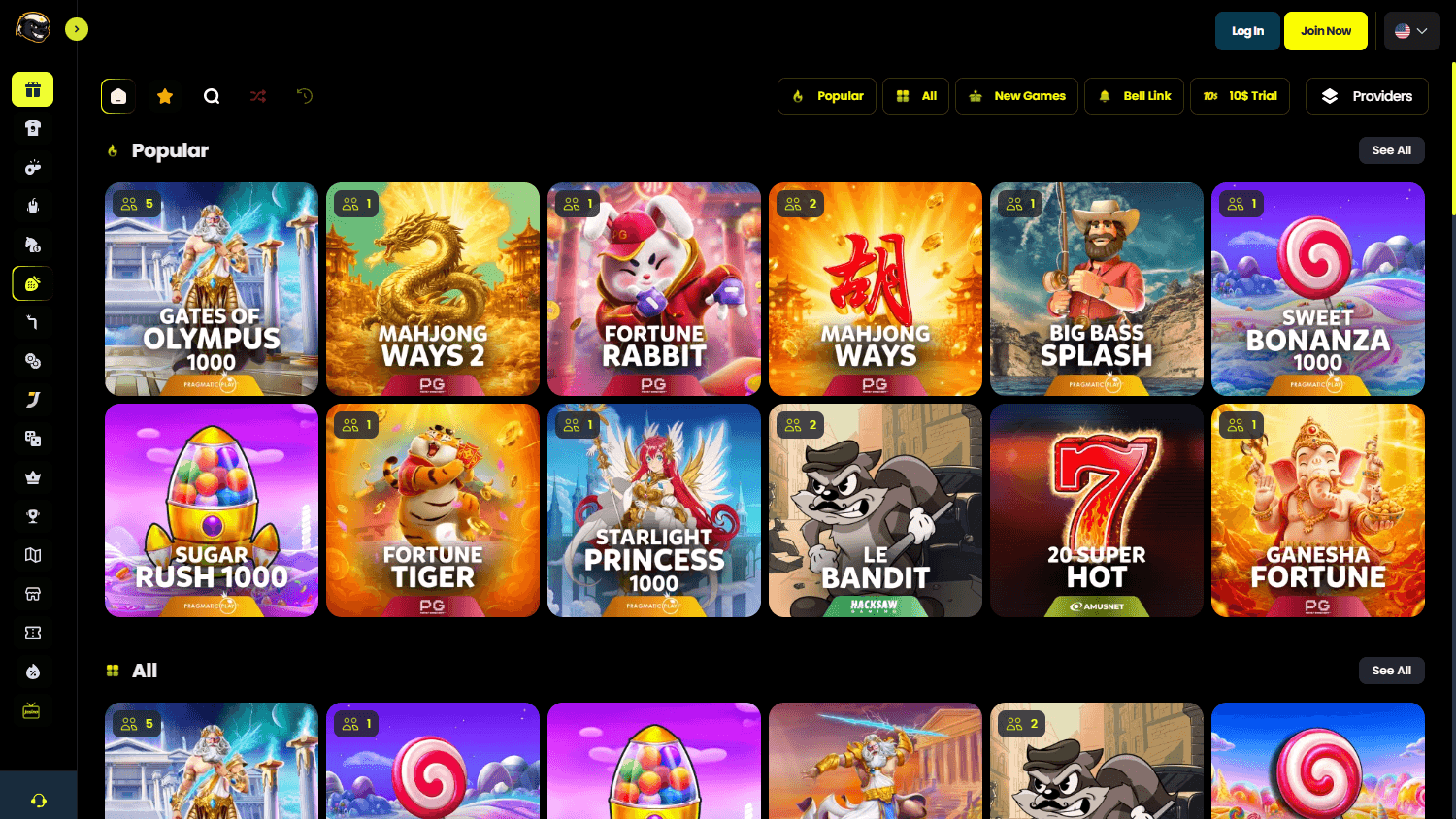 Jasino_Casino_game_gallery_desktop
