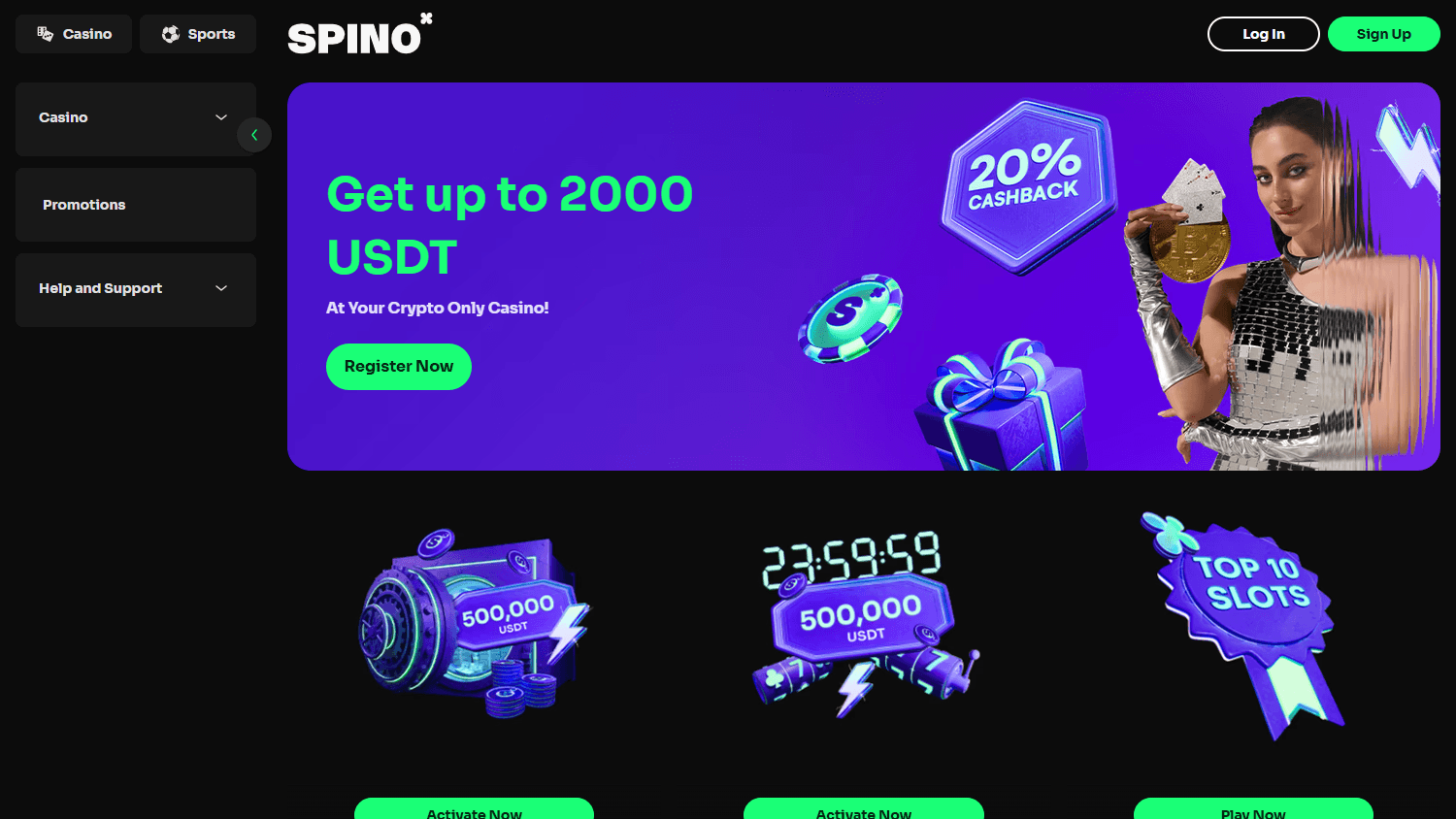 Spino_Casino_homepage_desktop