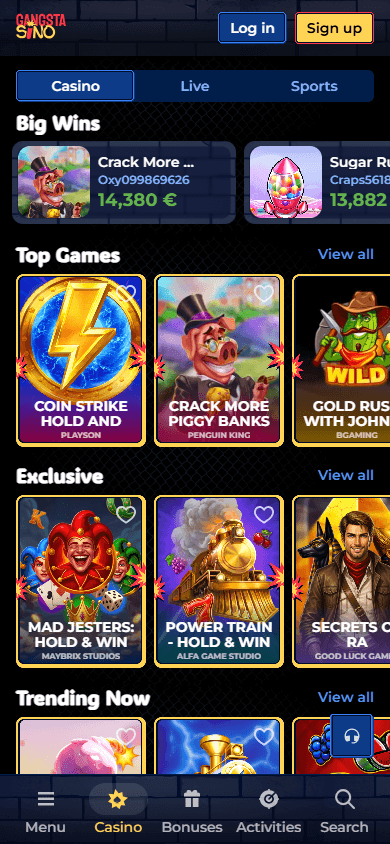 Gangstasino_Casino_homepage_mobile