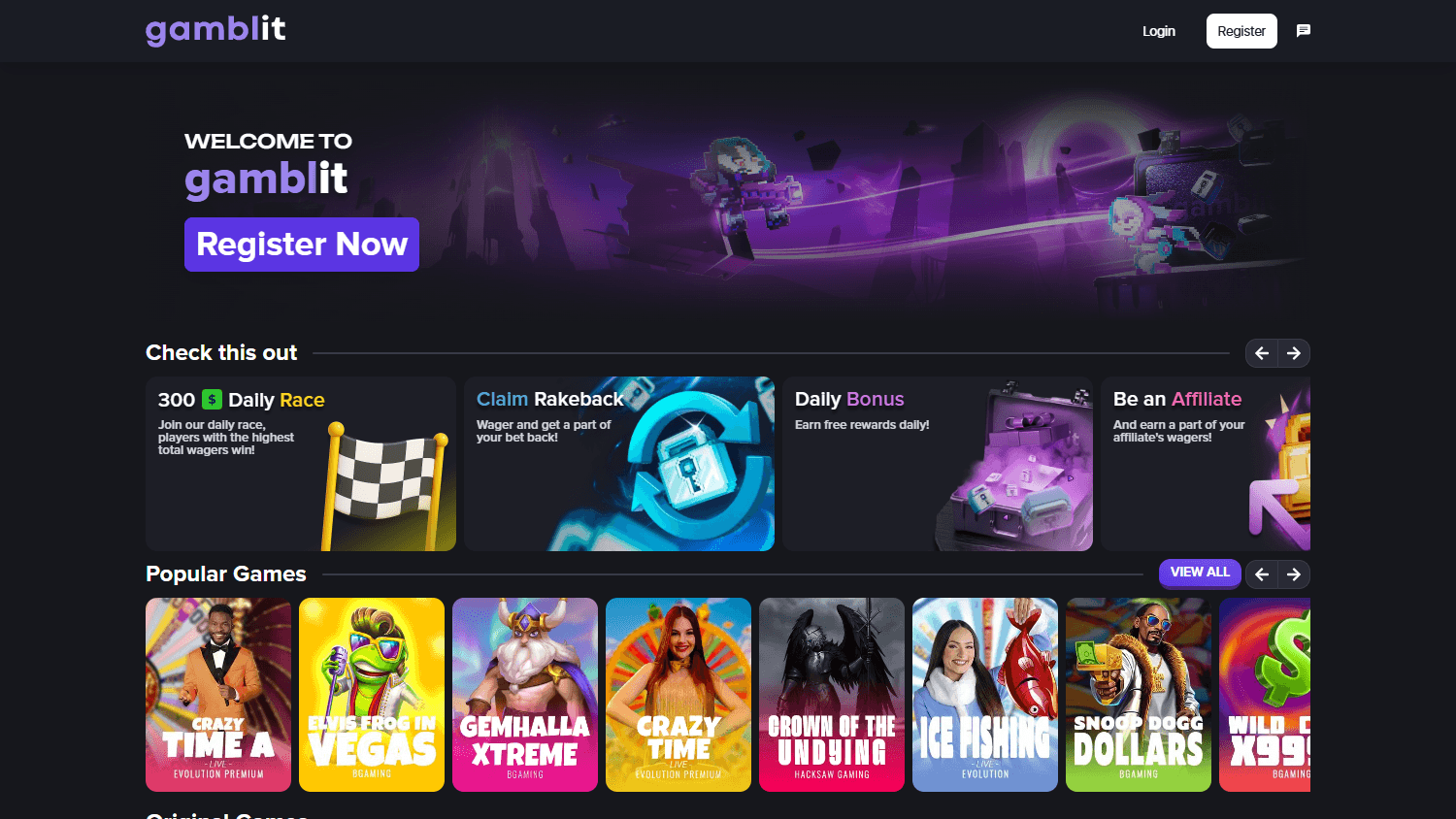 Gamblit_Casino_homepage_desktop