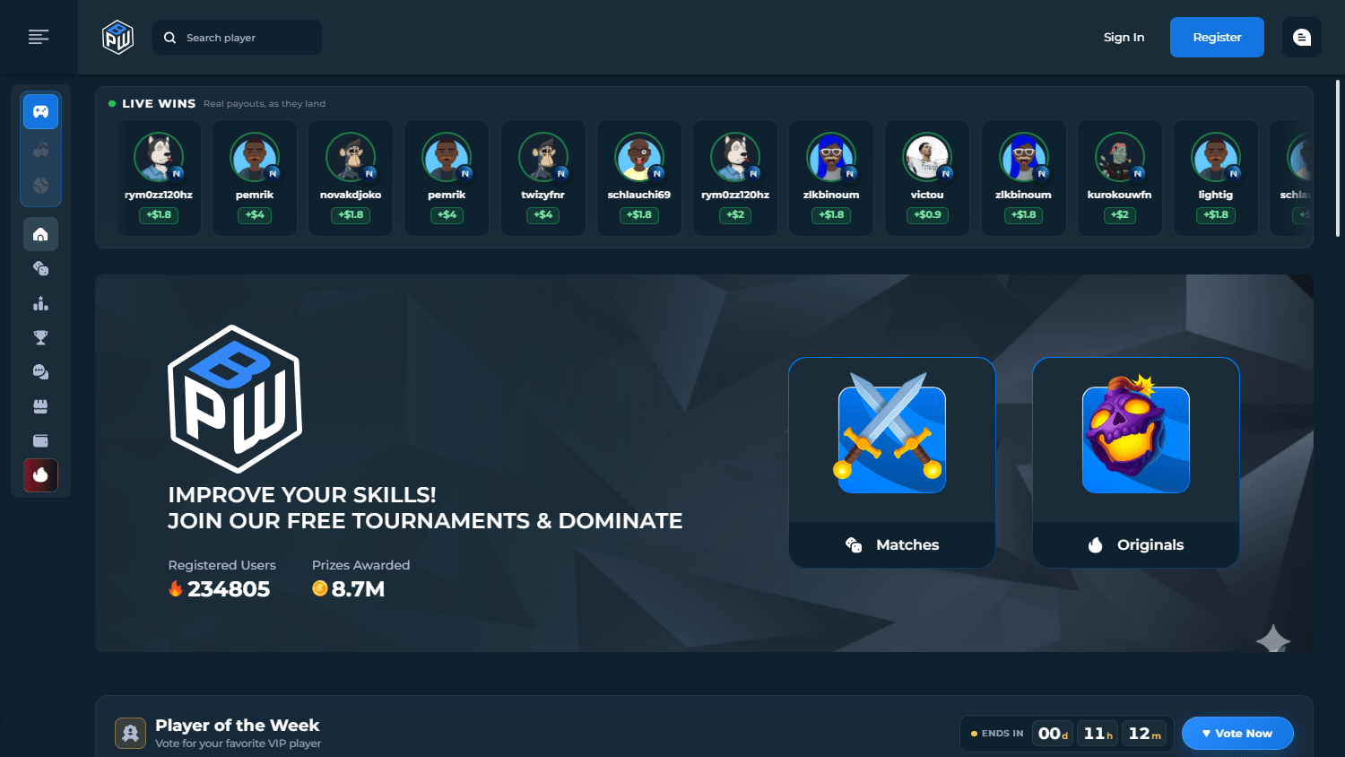 Betterplayerwin_Casino_homepage_desktop