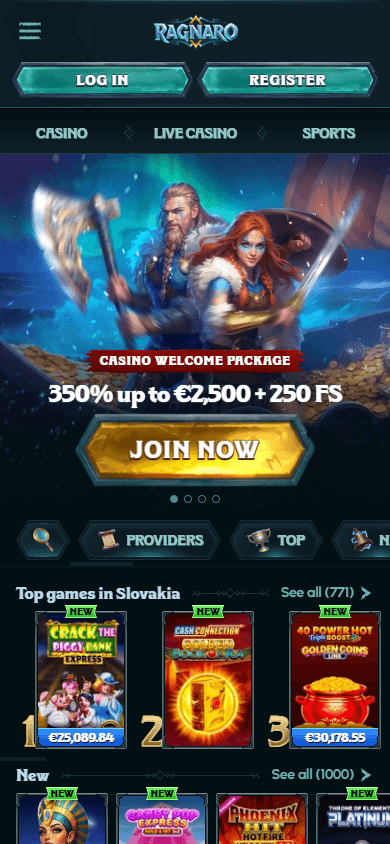 Drakaris_Casino_homepage_mobile