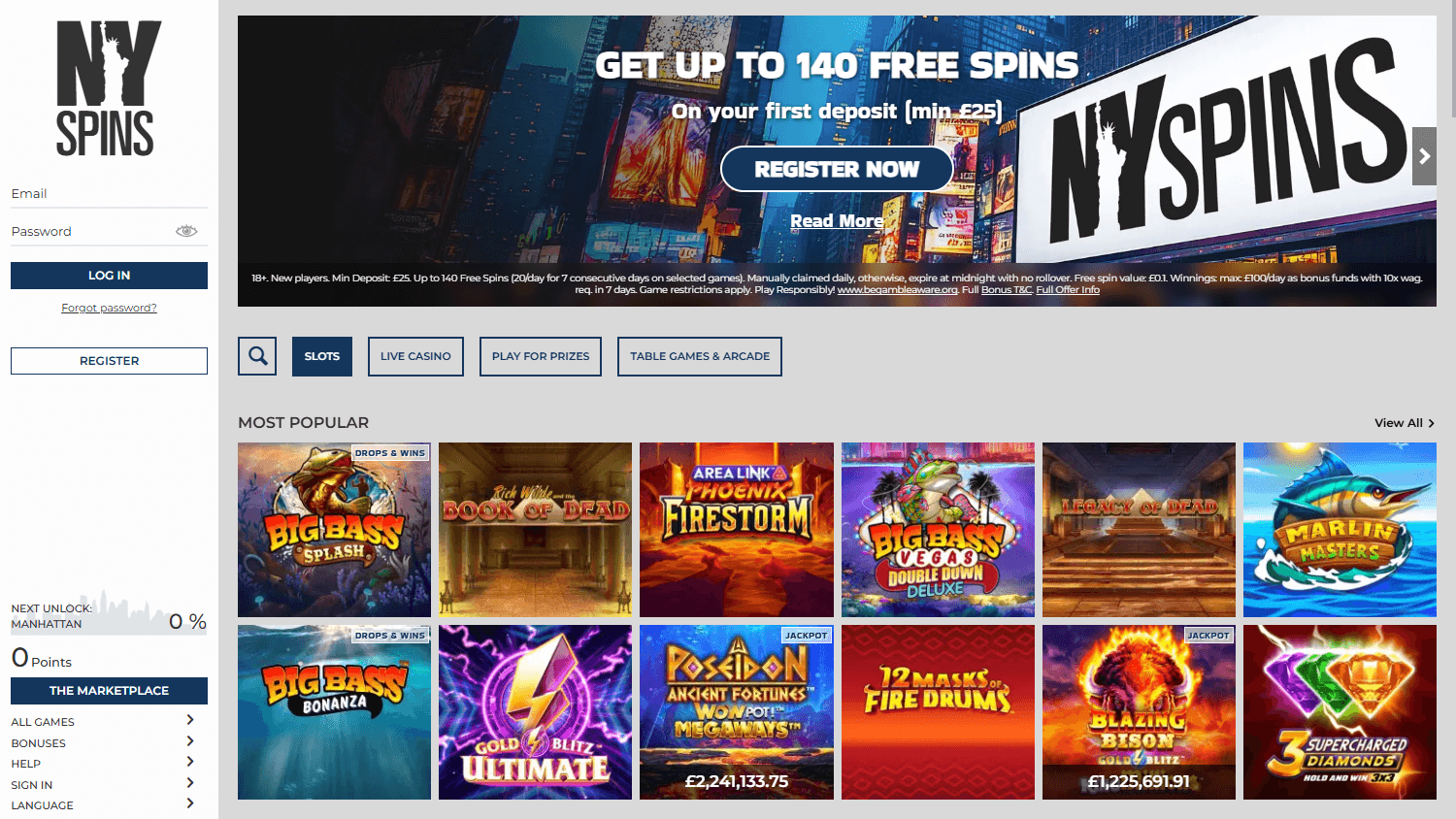 NYspins_Casino_UK_game_gallery_desktop