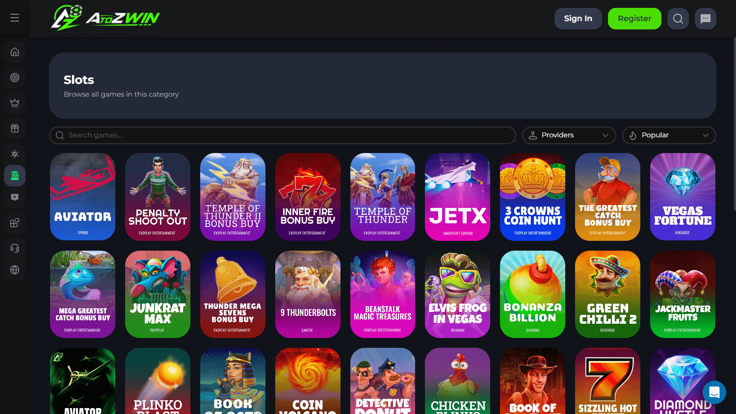AtoZWIN_Casino_game_gallery_desktop