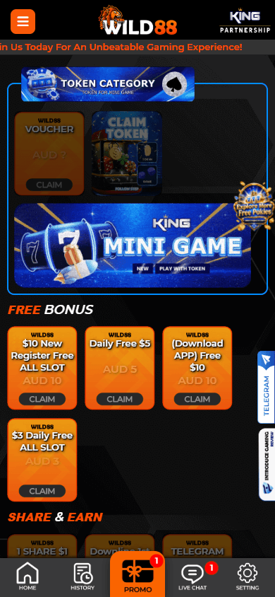 Wild88_Casino_promotions_mobile
