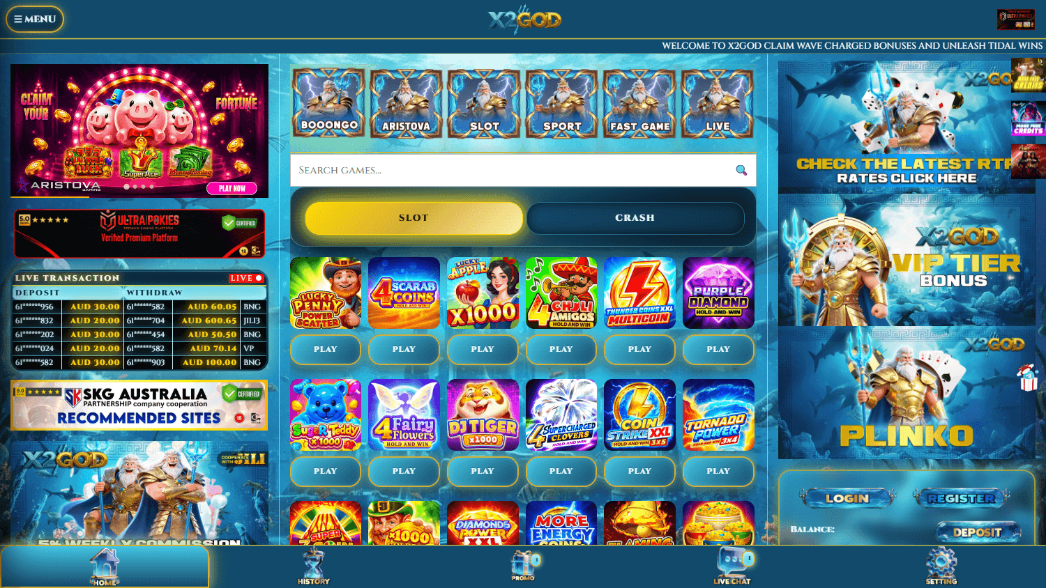 Wild88_Casino_homepage_desktop