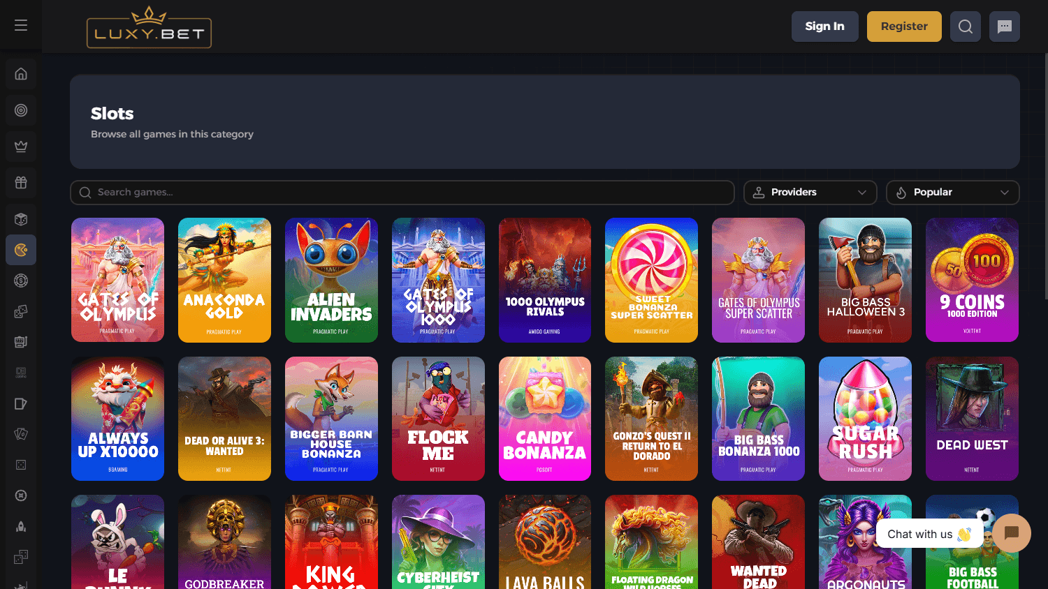 Luxy.bet_Casino_game_gallery_desktop