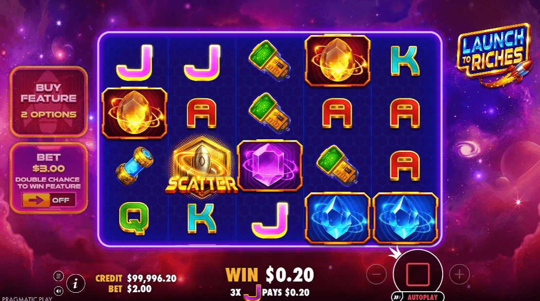 The orbs are the symbols to look out for in Launch to Riches