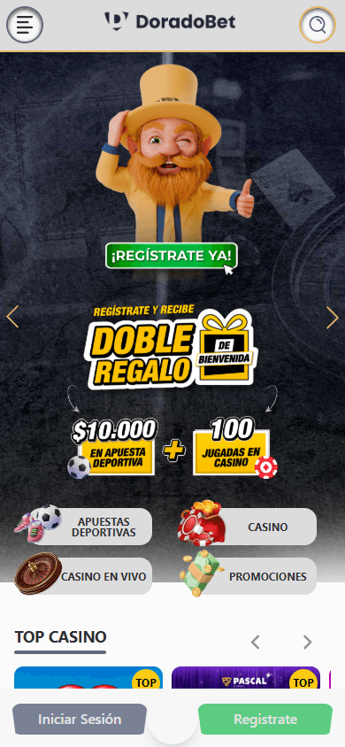 doradobet_casino_homepage_mobile