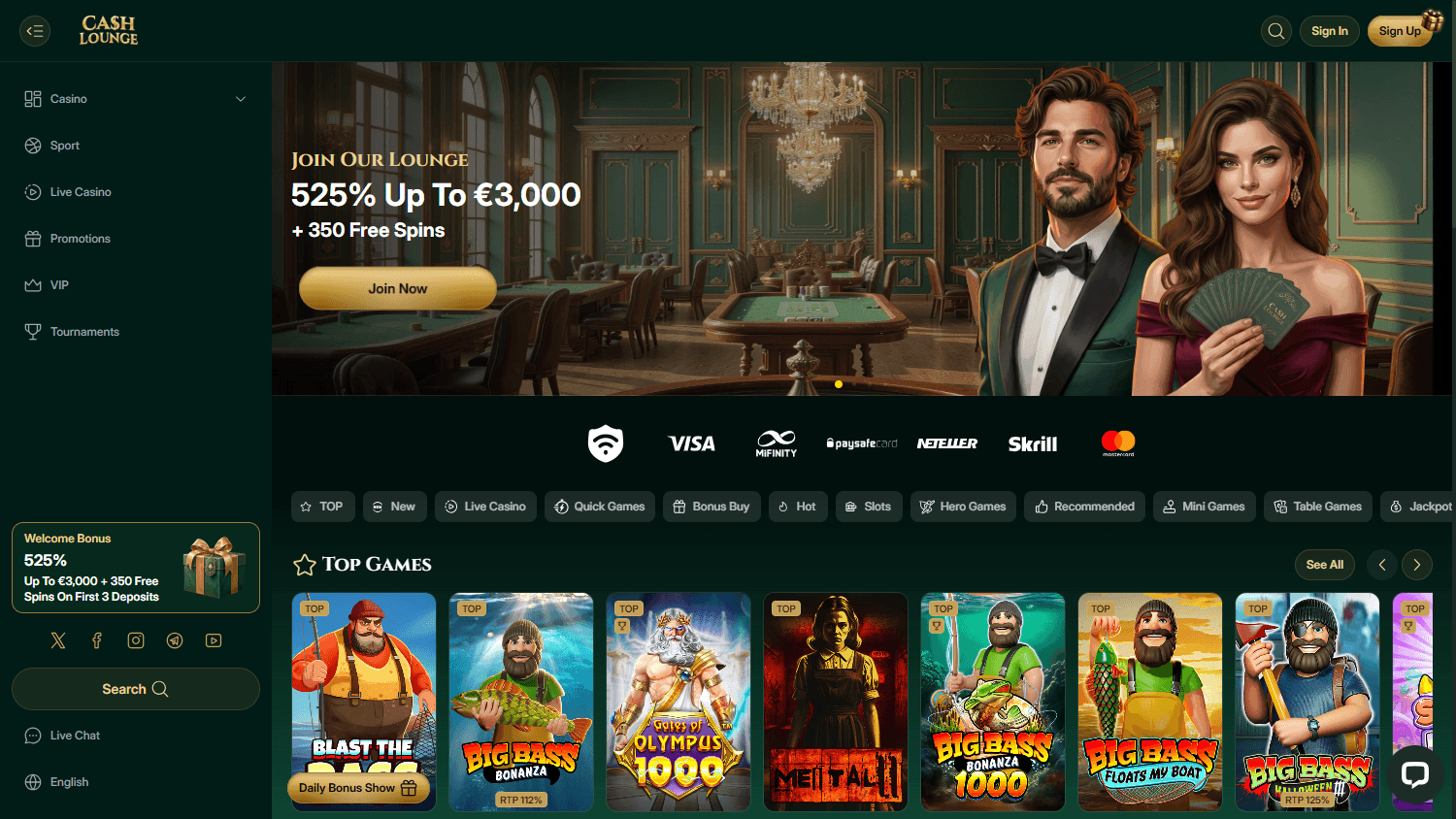 cashlounge_casino_homepage_desktop