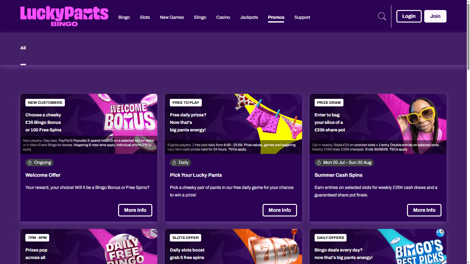 Lucky_Pants_Bingo_Casino_promotions_desktop