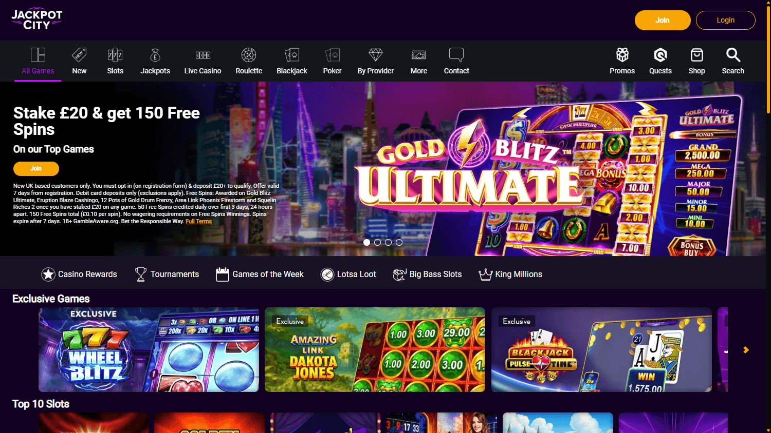 Jackpotcity_Casino_UK_homepage_desktop