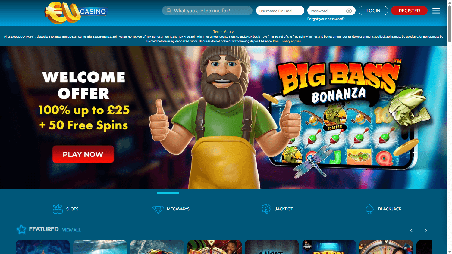 EUcasino_UK_homepage_desktop
