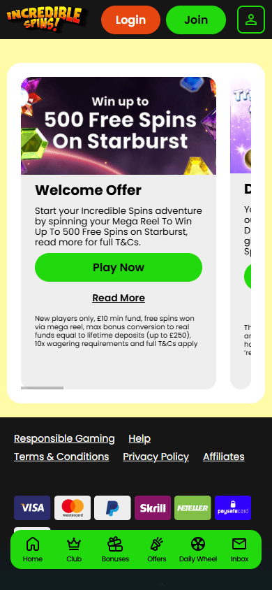 Incredible_Spins_Casino_promotions_mobile