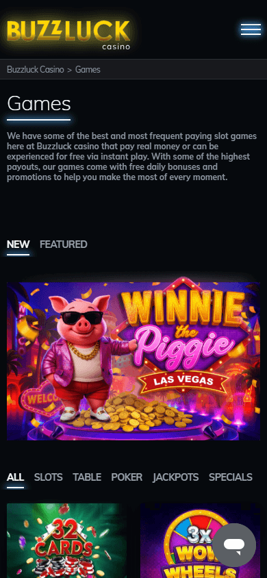 Buzzluck_Casino_game_gallery_mobile