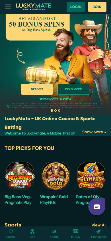 luckymate_casino_homepage_mobile