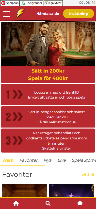 Pronto_Live_Casino_homepage_mobile