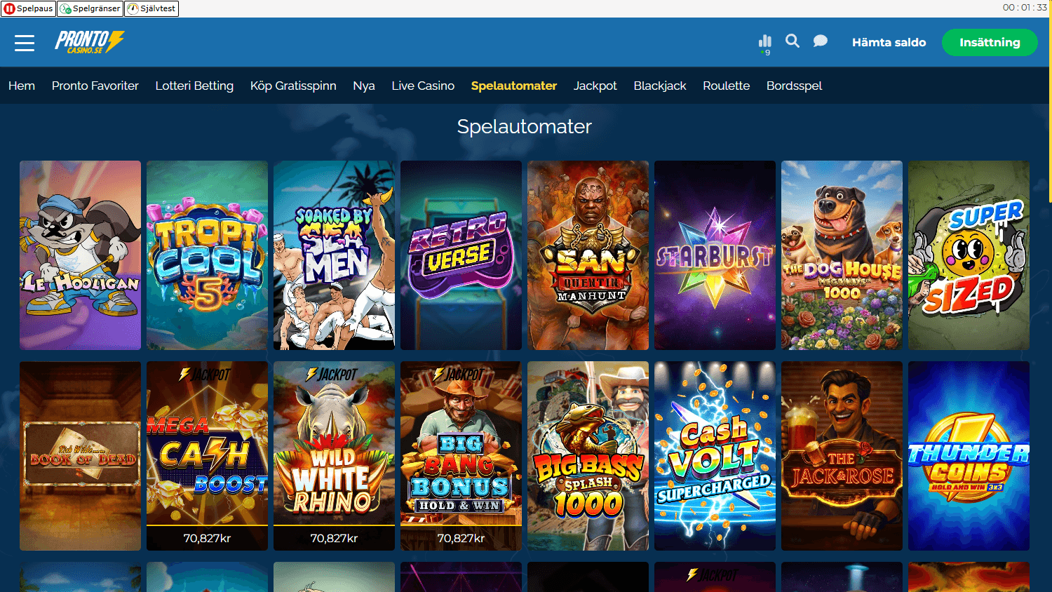 Pronto_Casino_game_gallery_desktop