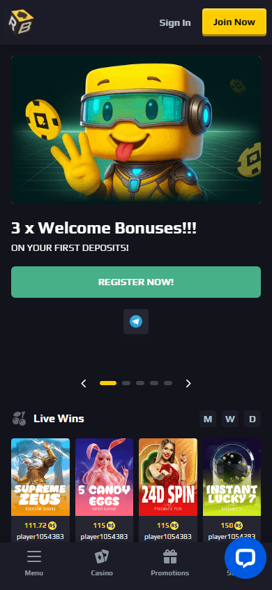 Rollblock_Casino_homepage_mobile