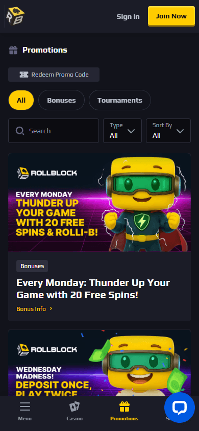 Rollblock_Casino_promotions_mobile