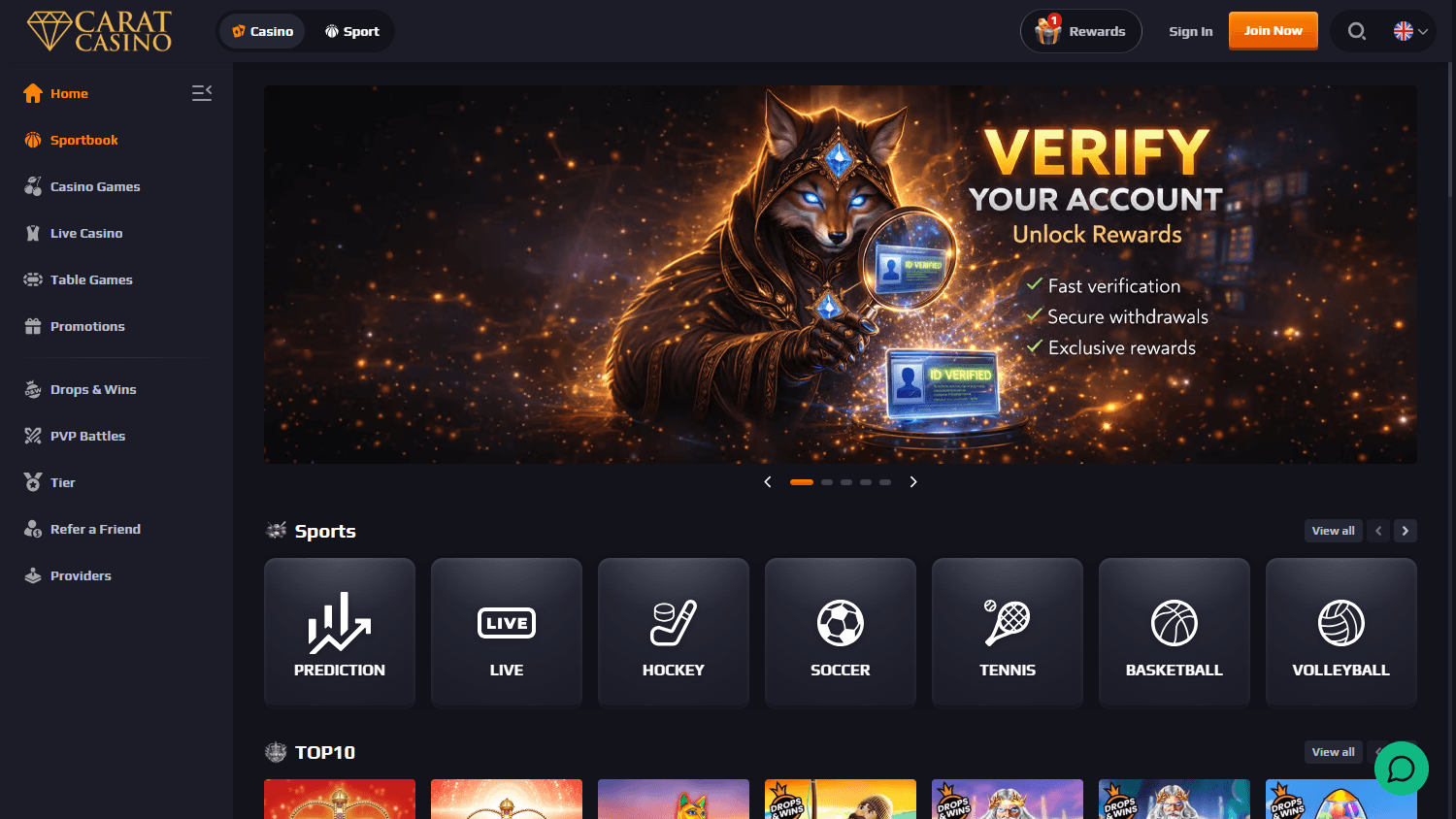 carat_casino_homepage_desktop