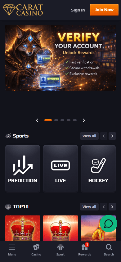 carat_casino_homepage_mobile