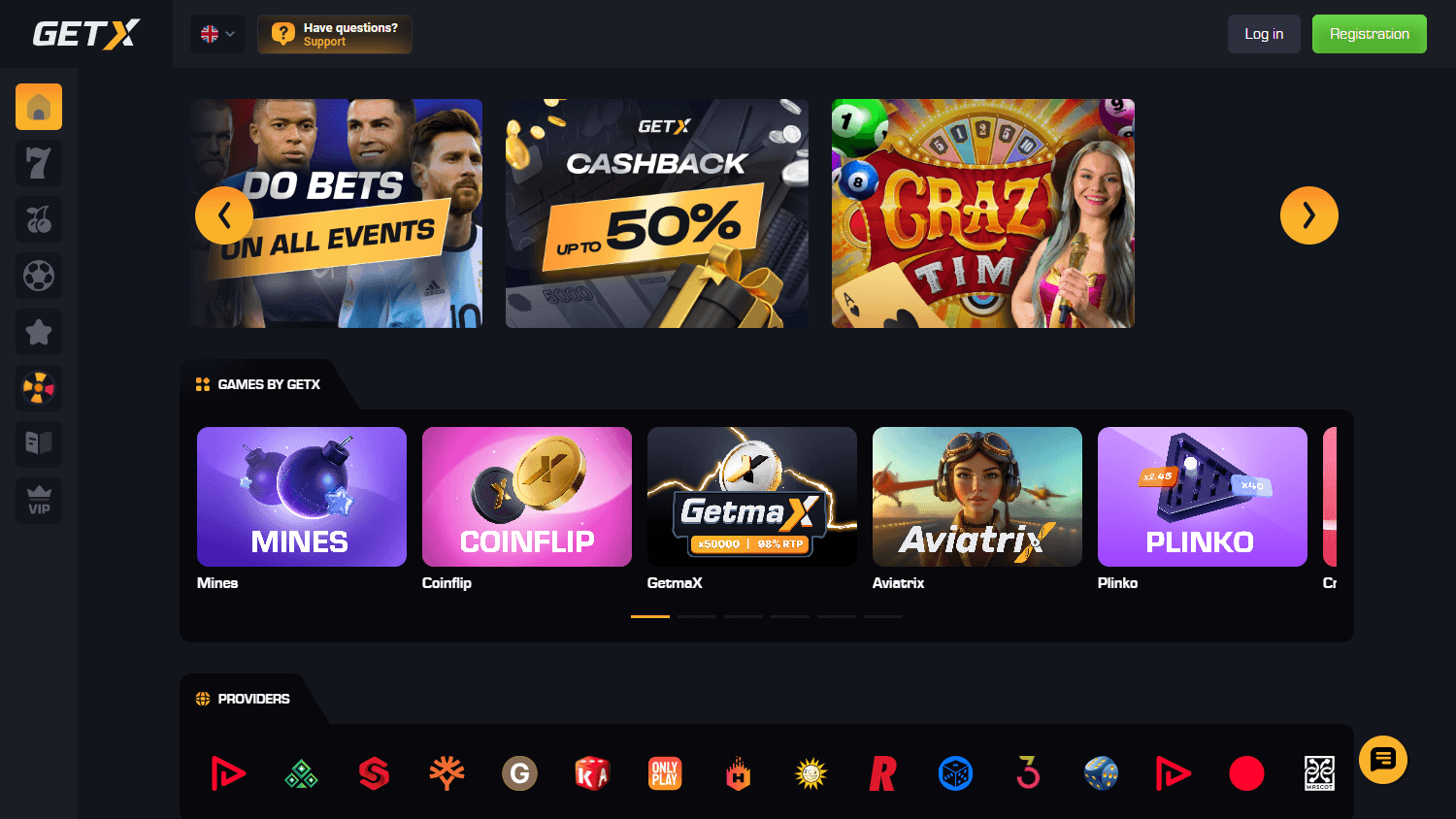 GETX_Casino_homepage_desktop