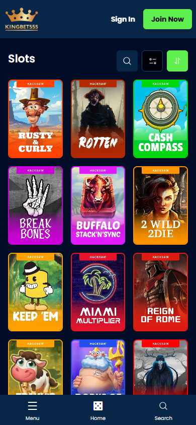 Kingbet555_Casino_game_gallery_mobile
