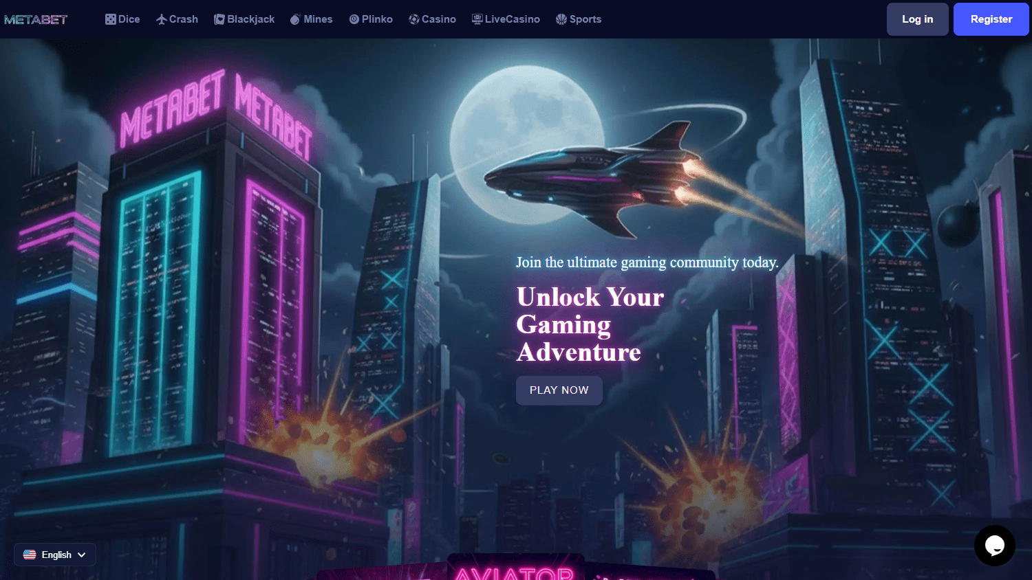 Metabet_Casino_homepage_desktop