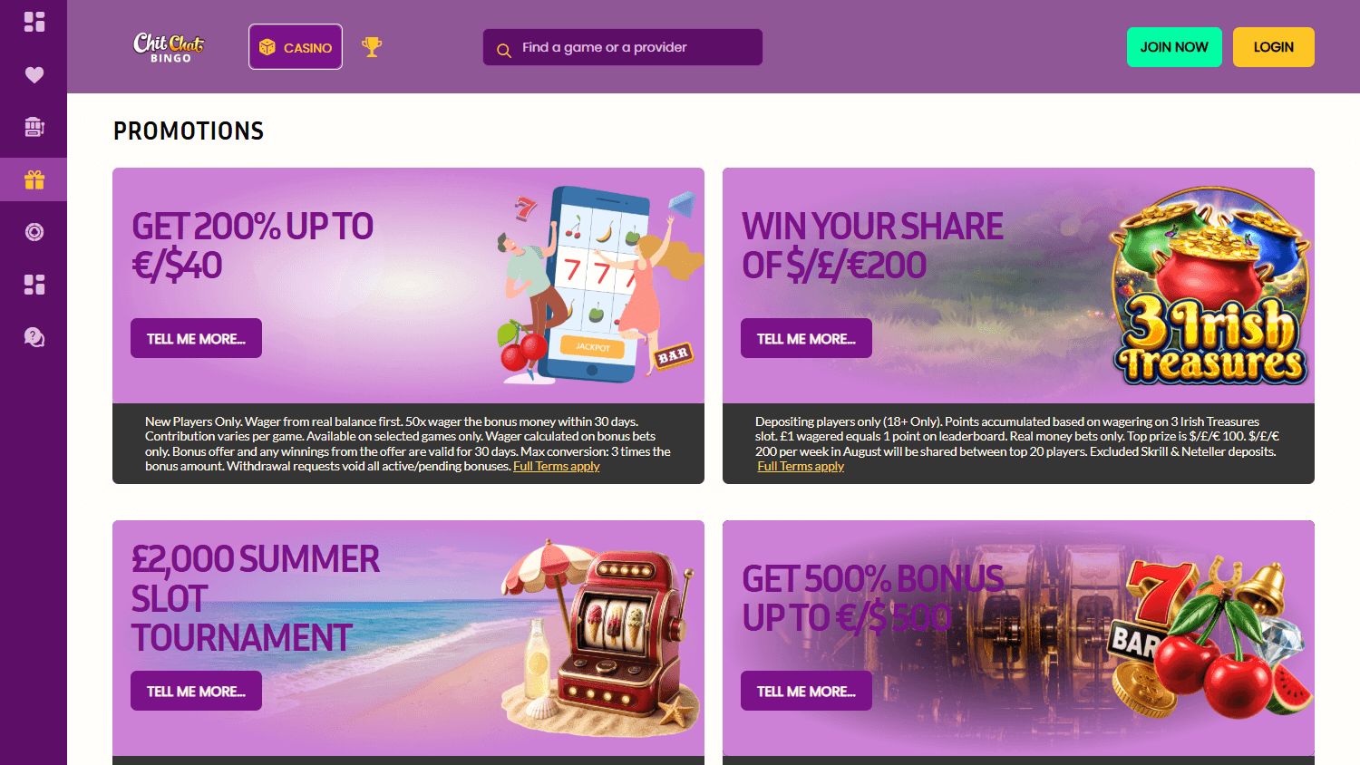 Chitchat_Bingo_Casino_promotions_desktop