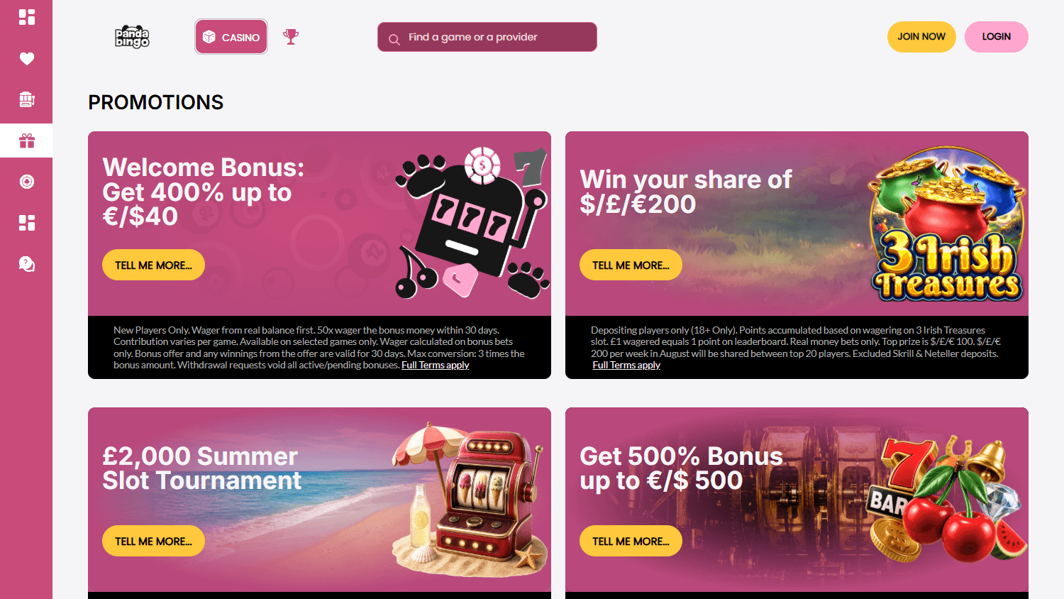 Panda_Bingo_Casino_promotions_desktop