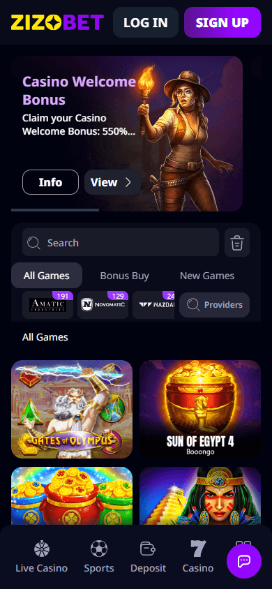 Zizobet_Casino_game_gallery_mobile