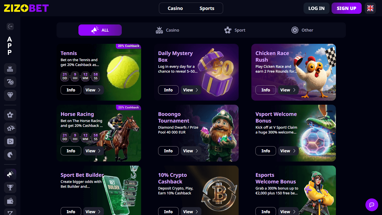 Zizobet_Casino_promotions_desktop