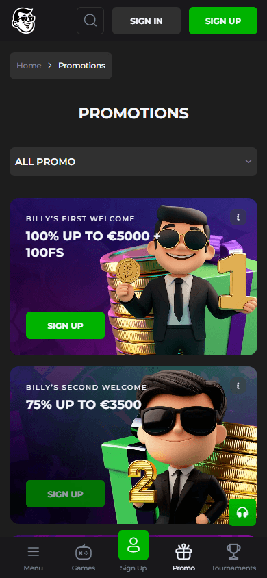 Billy_Billion_Casino_promotions_mobile