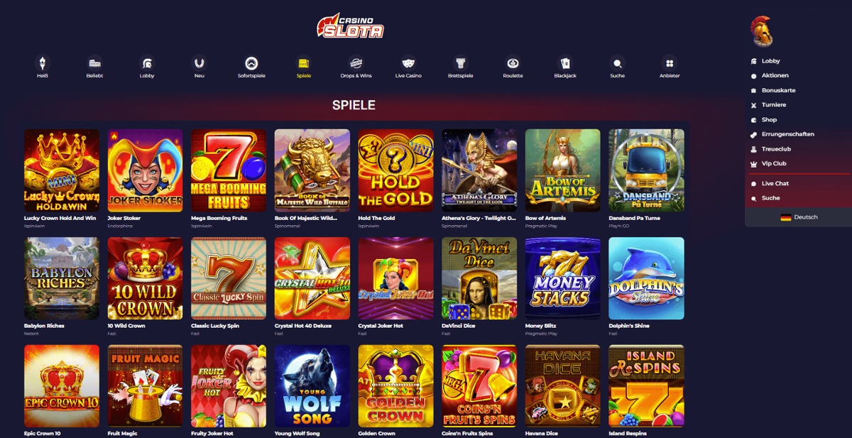 SlotaCasino Online-Casino Luxemburg.