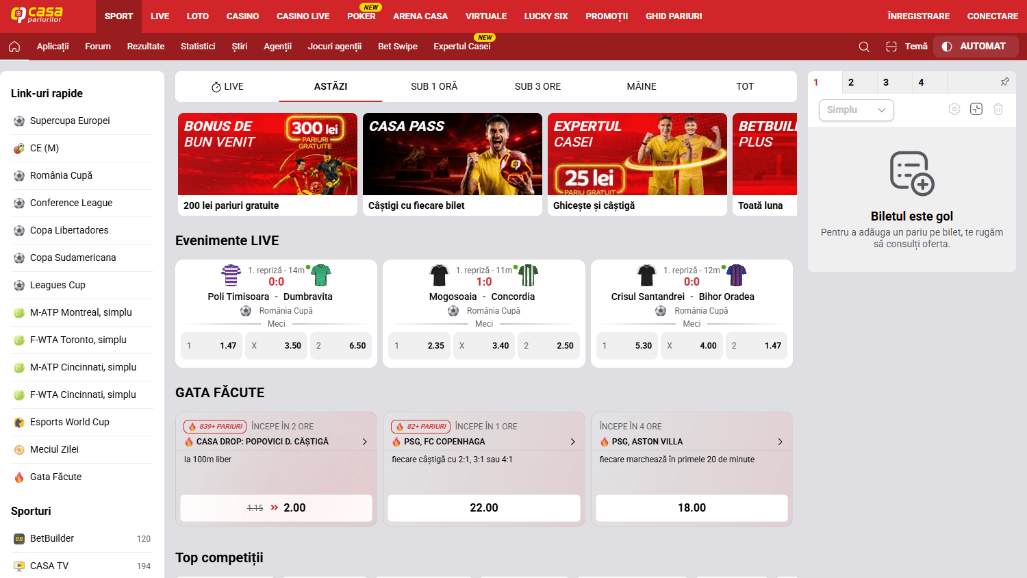 Casa_Pariurilor_Casino_homepage_desktop