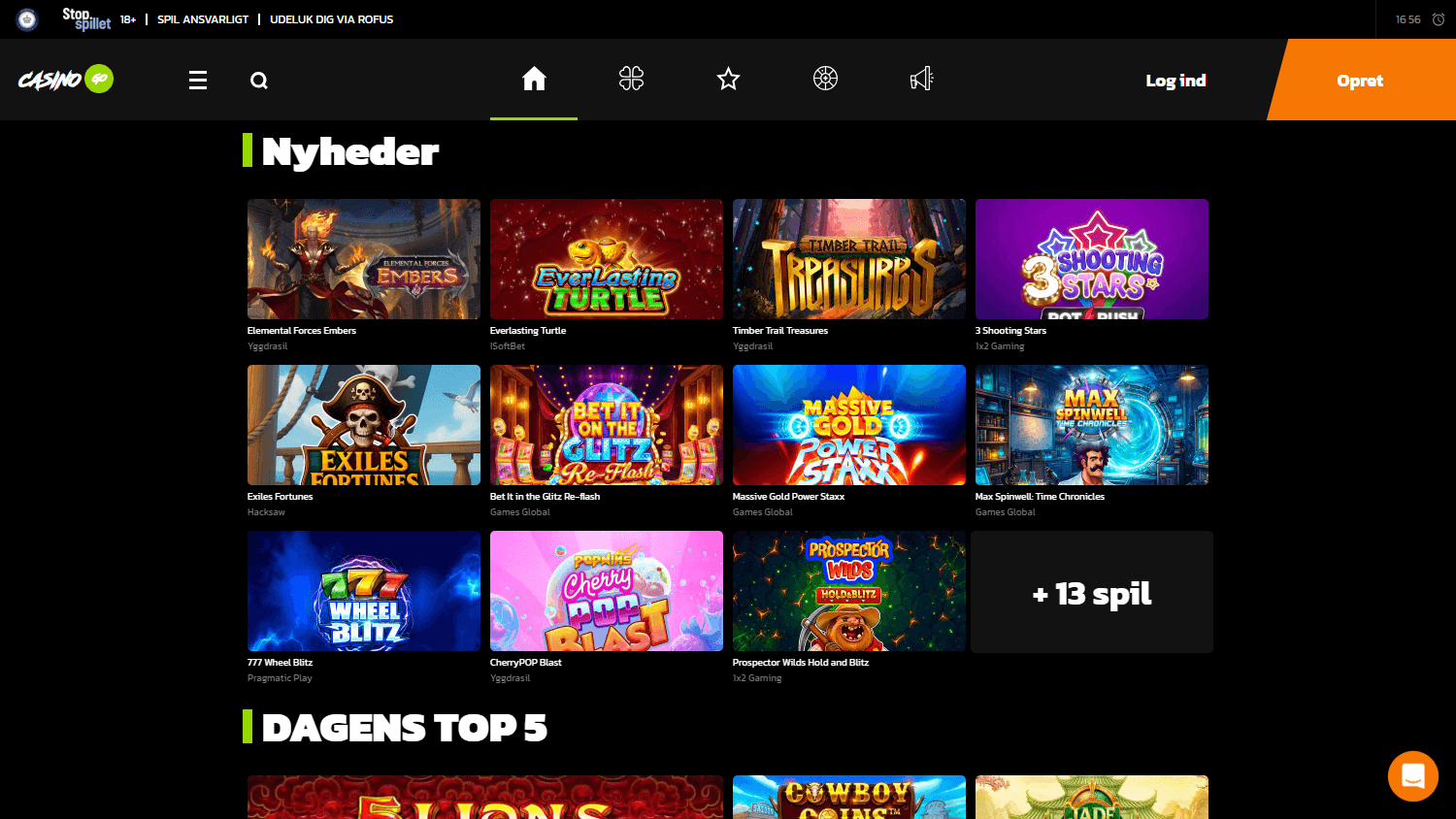 CasinoGo archived homepage website screenshot